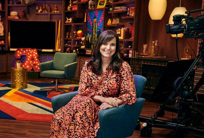 Deirdre Connolly photographed on the set of Watch What Happens Live with Andy Cohen.